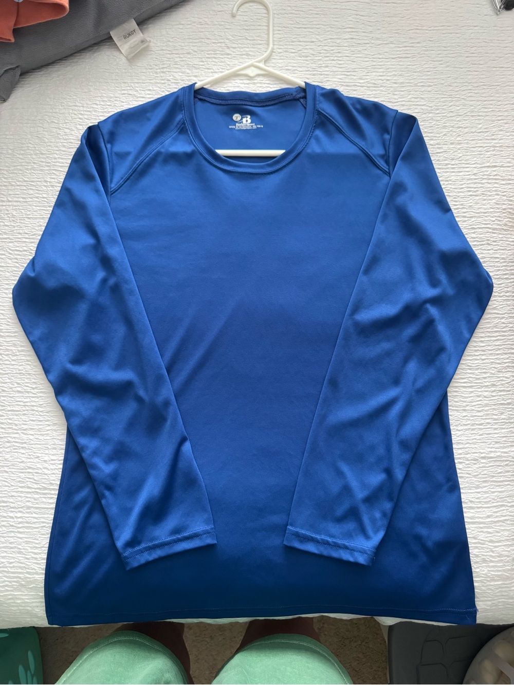 Women's Long Sleeve Performance Tee in Royal Blue